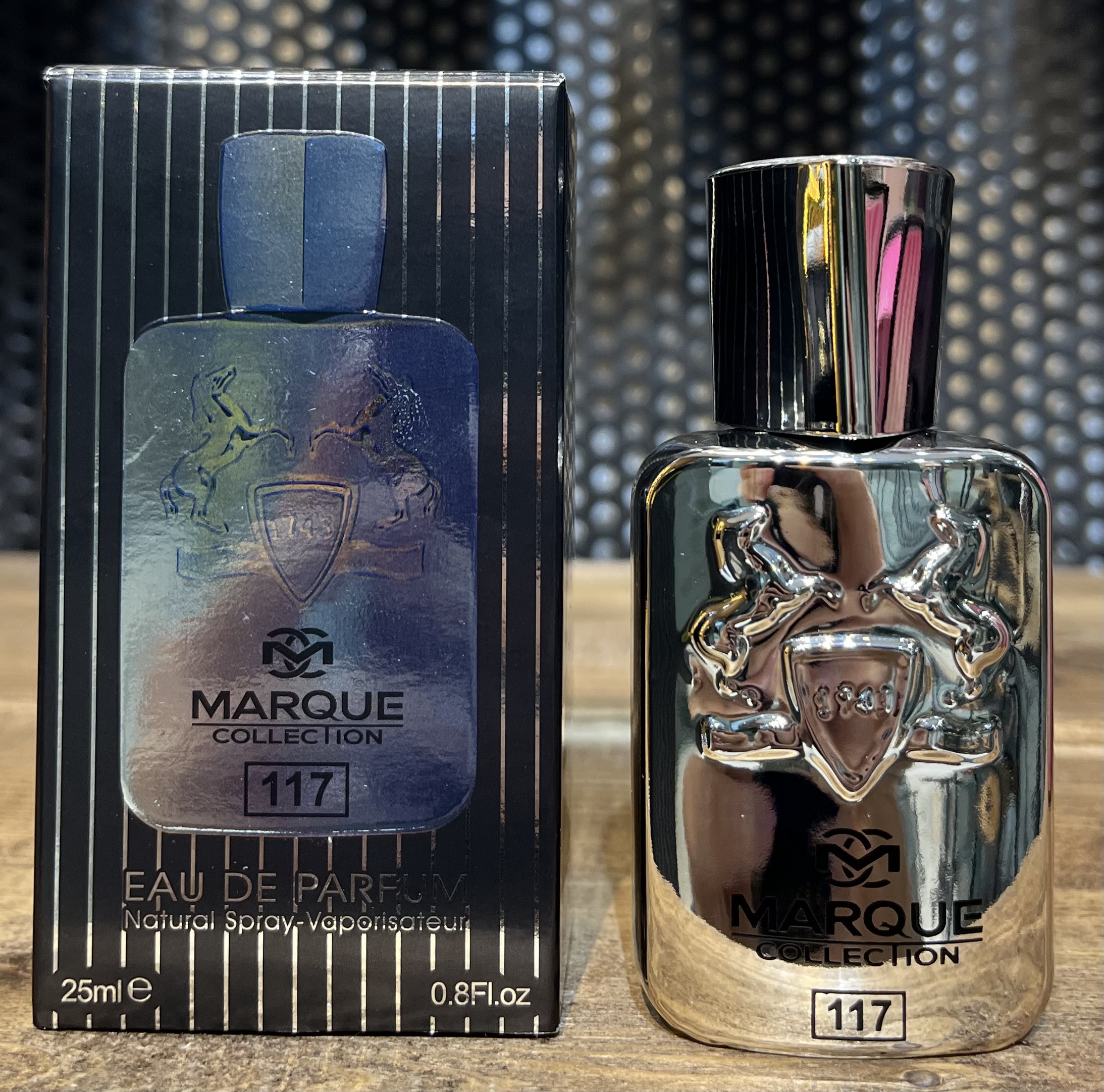 ادکلن مردانه مارلی پگاسوس مارکویی کالکشن کد ۱۱۷ حجم ۲۵ میل