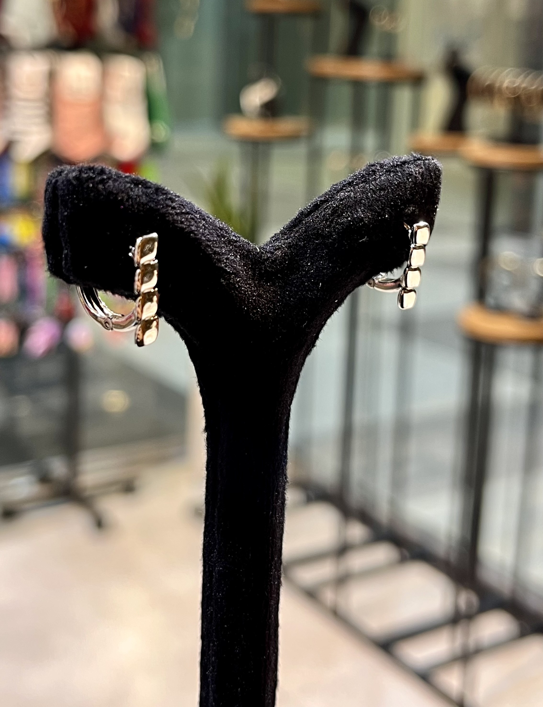 گوشواره زنانه ژوپینگ مدل لوزی