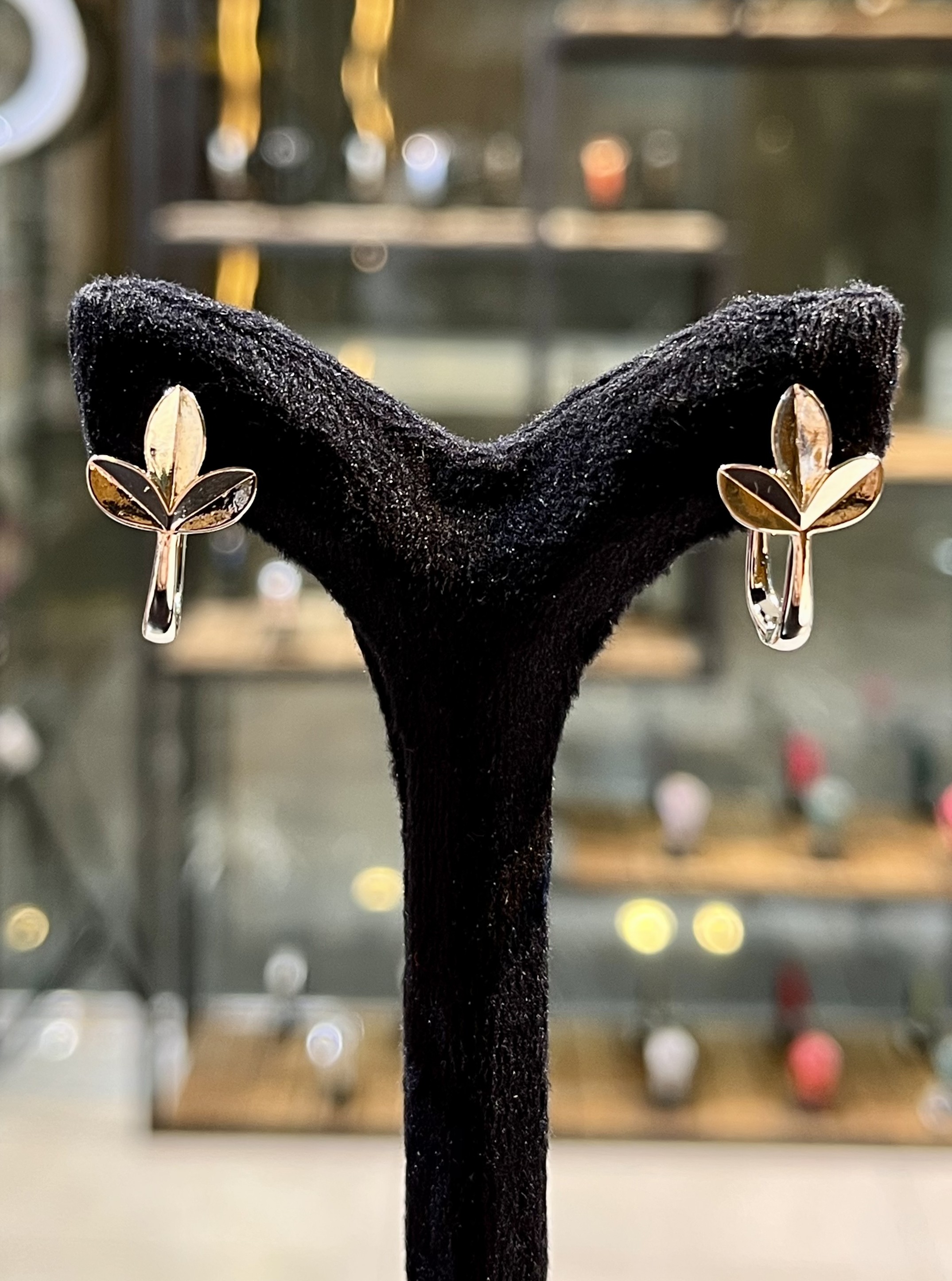 گوشواره زنانه ژوپینگ طرح برگ