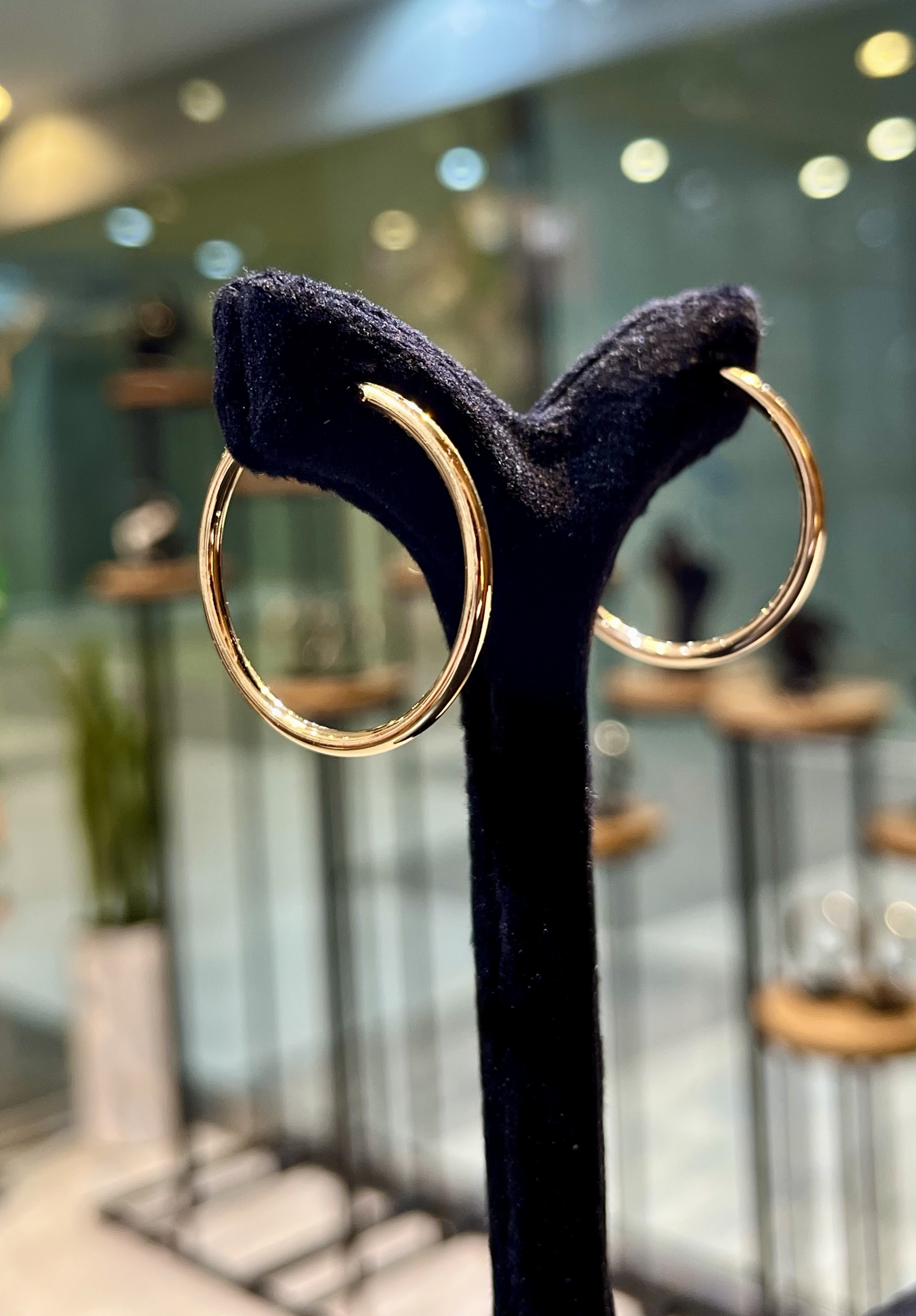 گوشواره حلقه ای بزرگ زنانه ژوپینگ